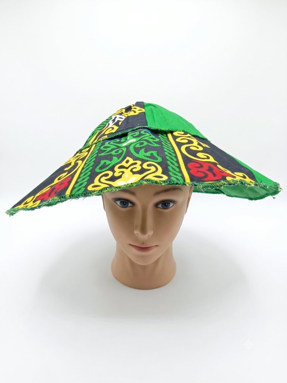2-in-1 Beach Fan Hat, Handmade Filipino Craft